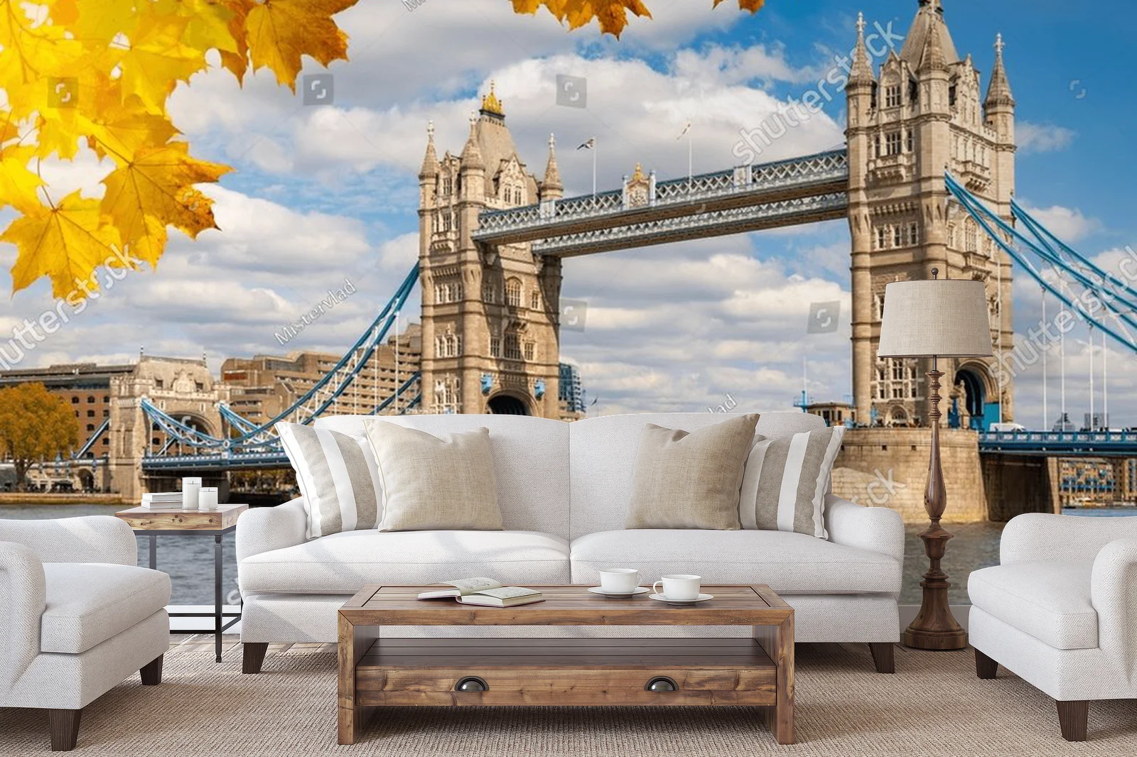 Jesienna magia Tower Bridge nad Tamizą