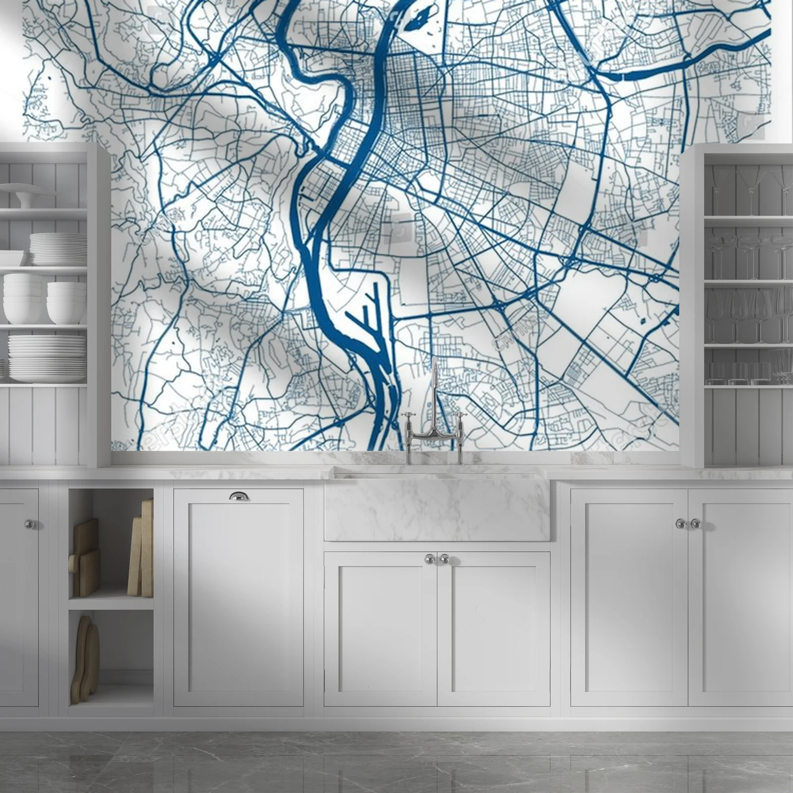 Lyon w błękicie – Mapa, która oczarowuje