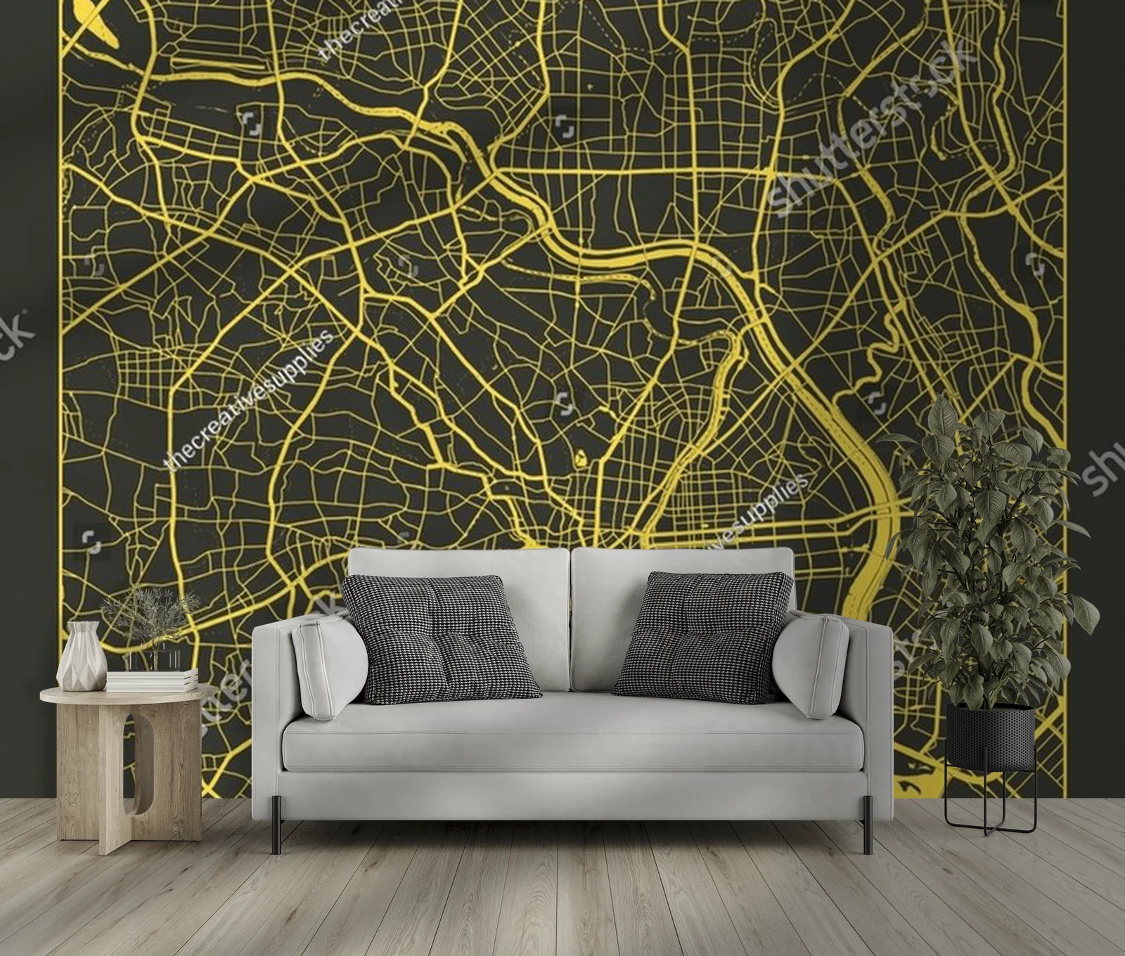 Niezwykła mapa Tokio w eleganckich odcieniach