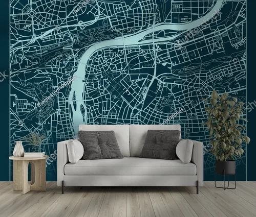 Praga w aksamitnych odcieniach – mapa miasta
