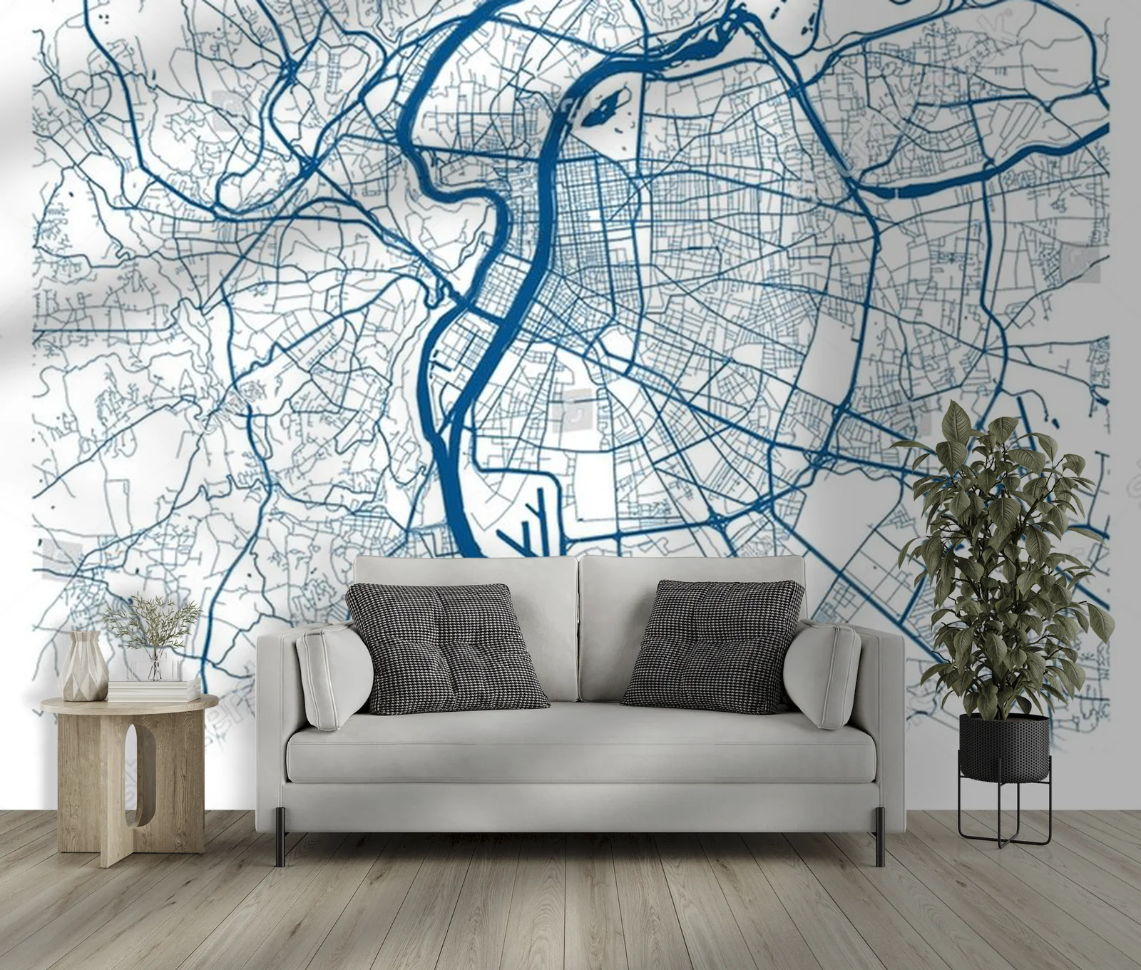 Lyon w błękicie – Mapa, która oczarowuje
