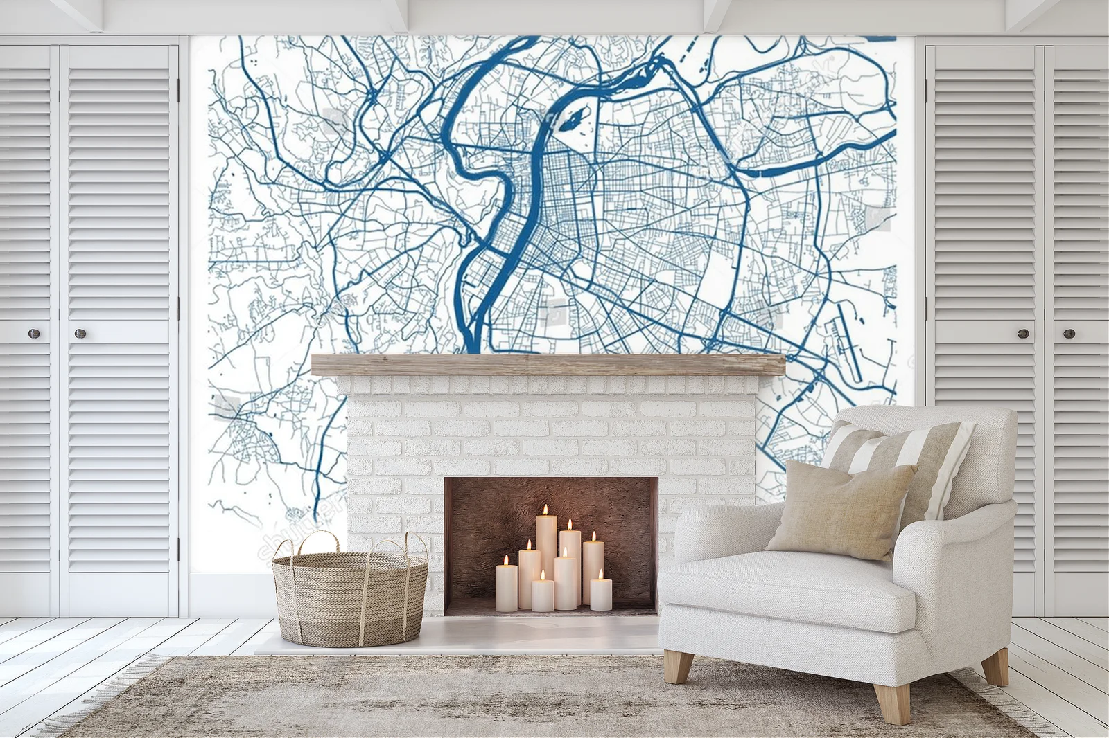 Lyon w błękicie – Mapa, która oczarowuje