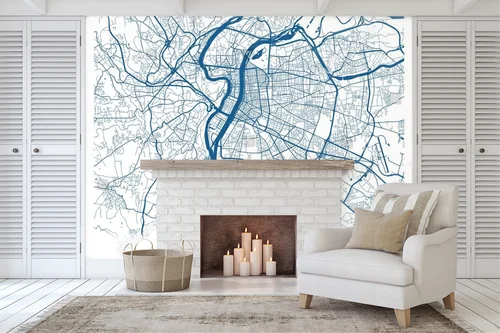 Lyon w błękicie – Mapa, która oczarowuje