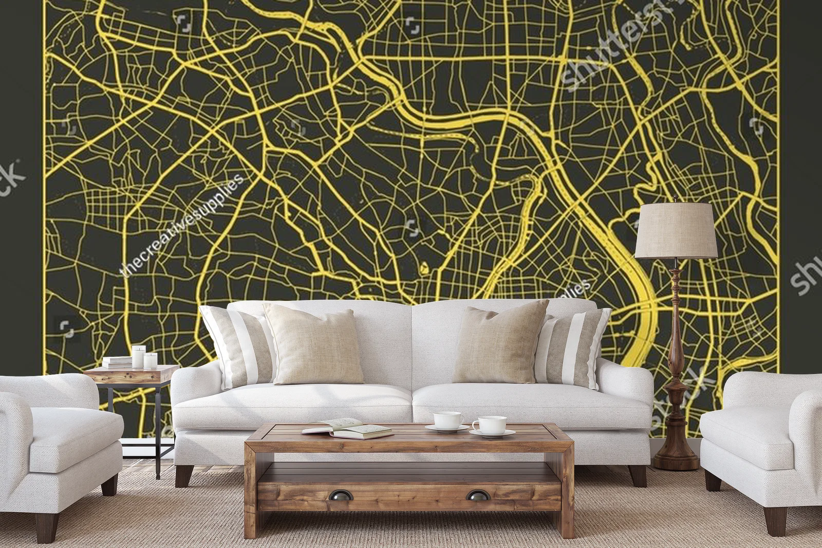 Niezwykła mapa Tokio w eleganckich odcieniach