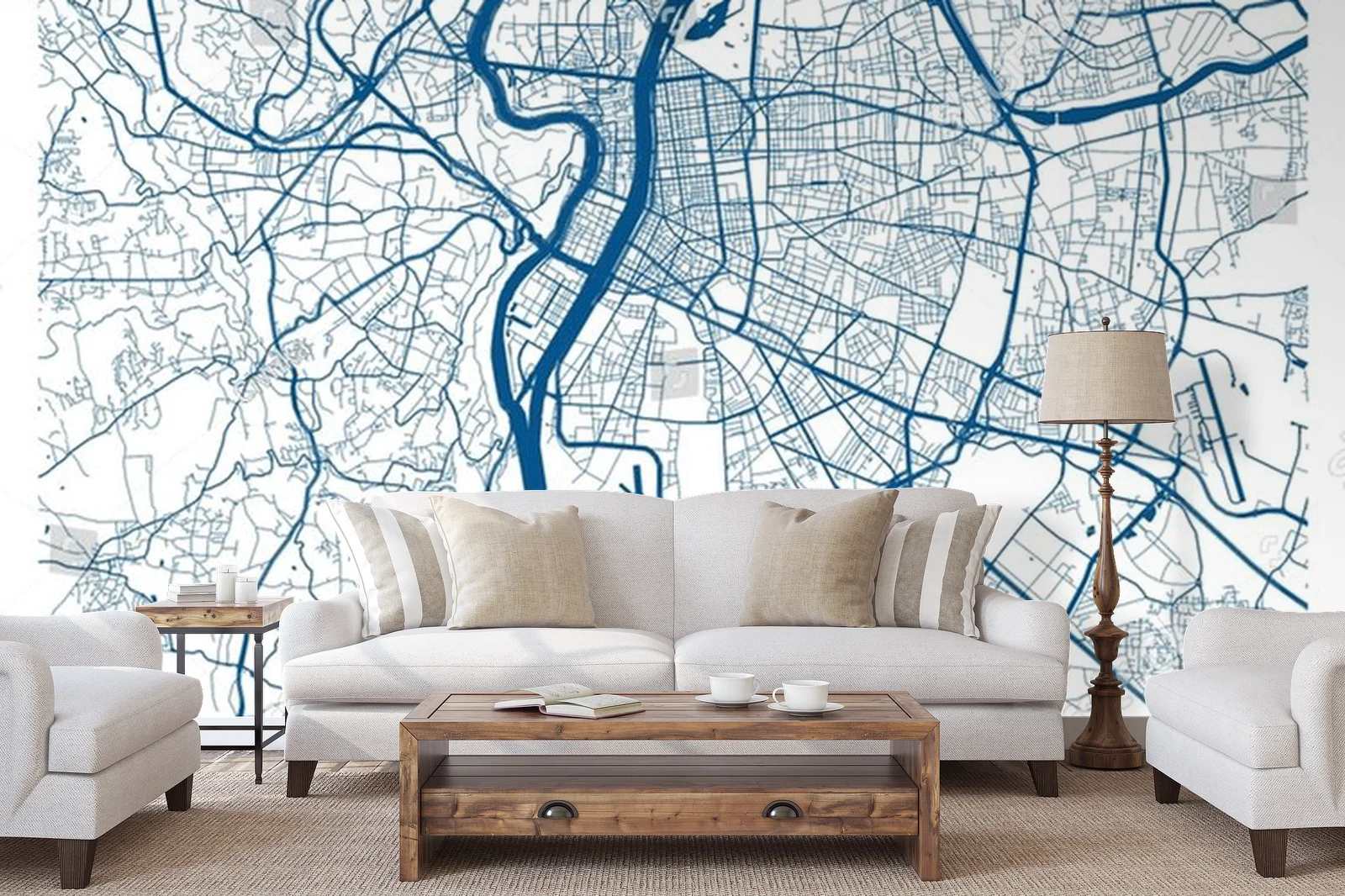 Lyon w błękicie – Mapa, która oczarowuje