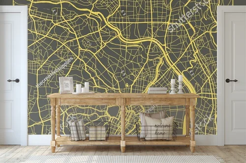 Niezwykła mapa Tokio w eleganckich odcieniach