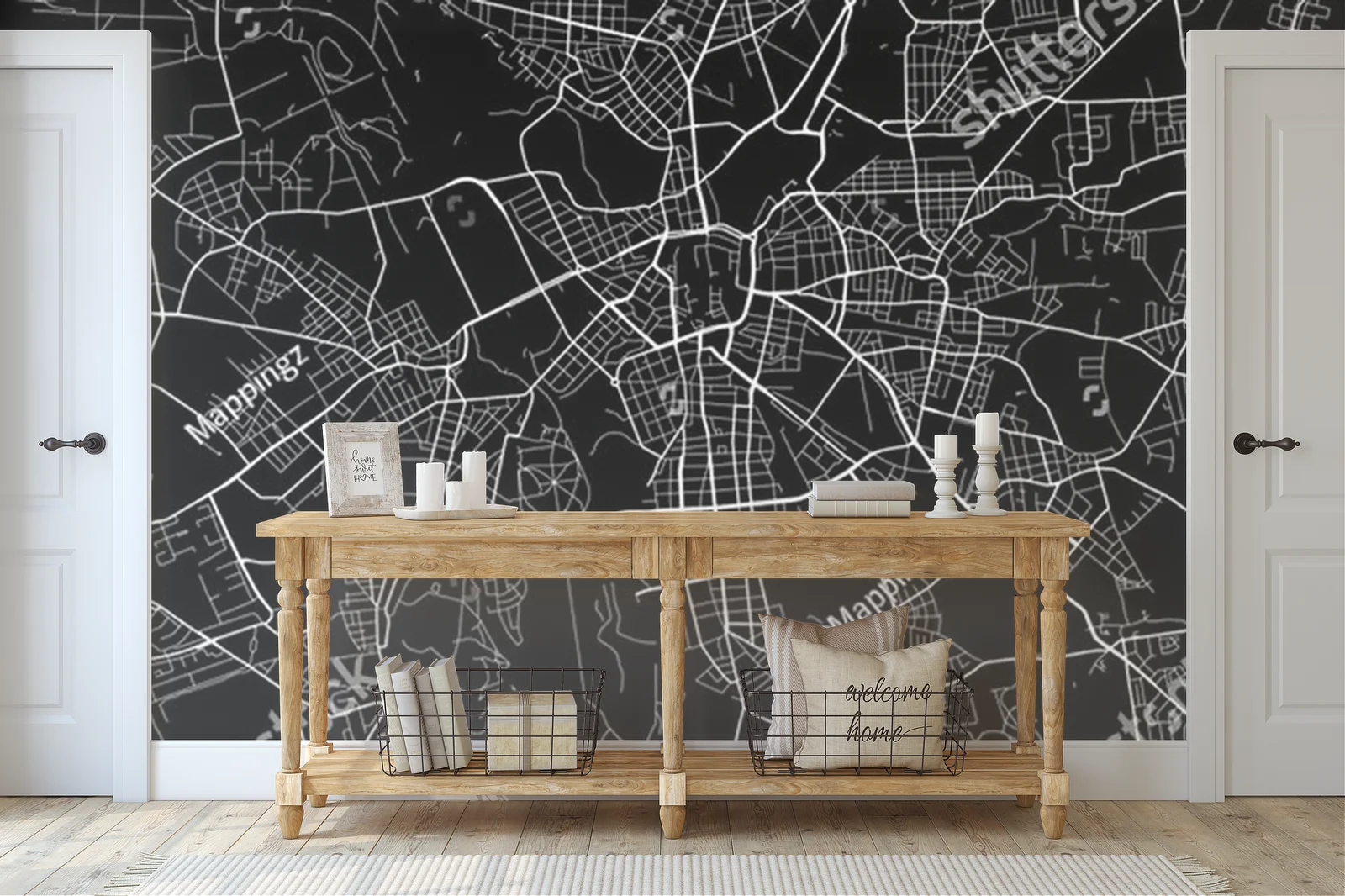 Elegancka mapa Leipzigu w ponadczasowej czerni i bieli