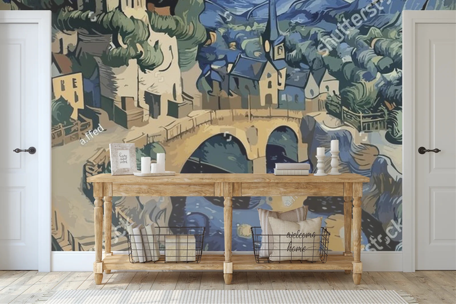 Nocne niebo w stylu Van Gogha