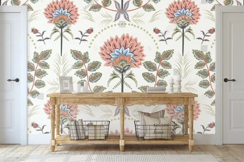 Romantyczne boho w kwiatowych odcieniach