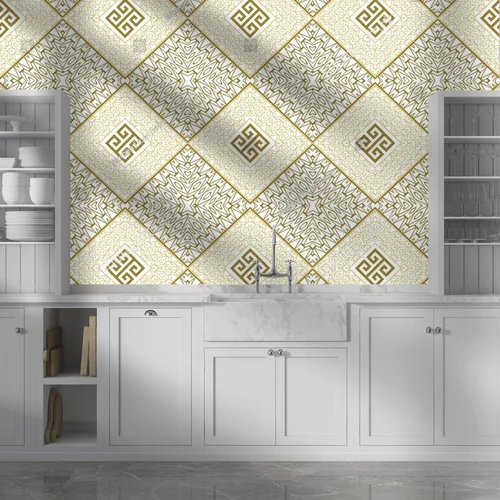 Elegancka geometria w pastelowych barwach