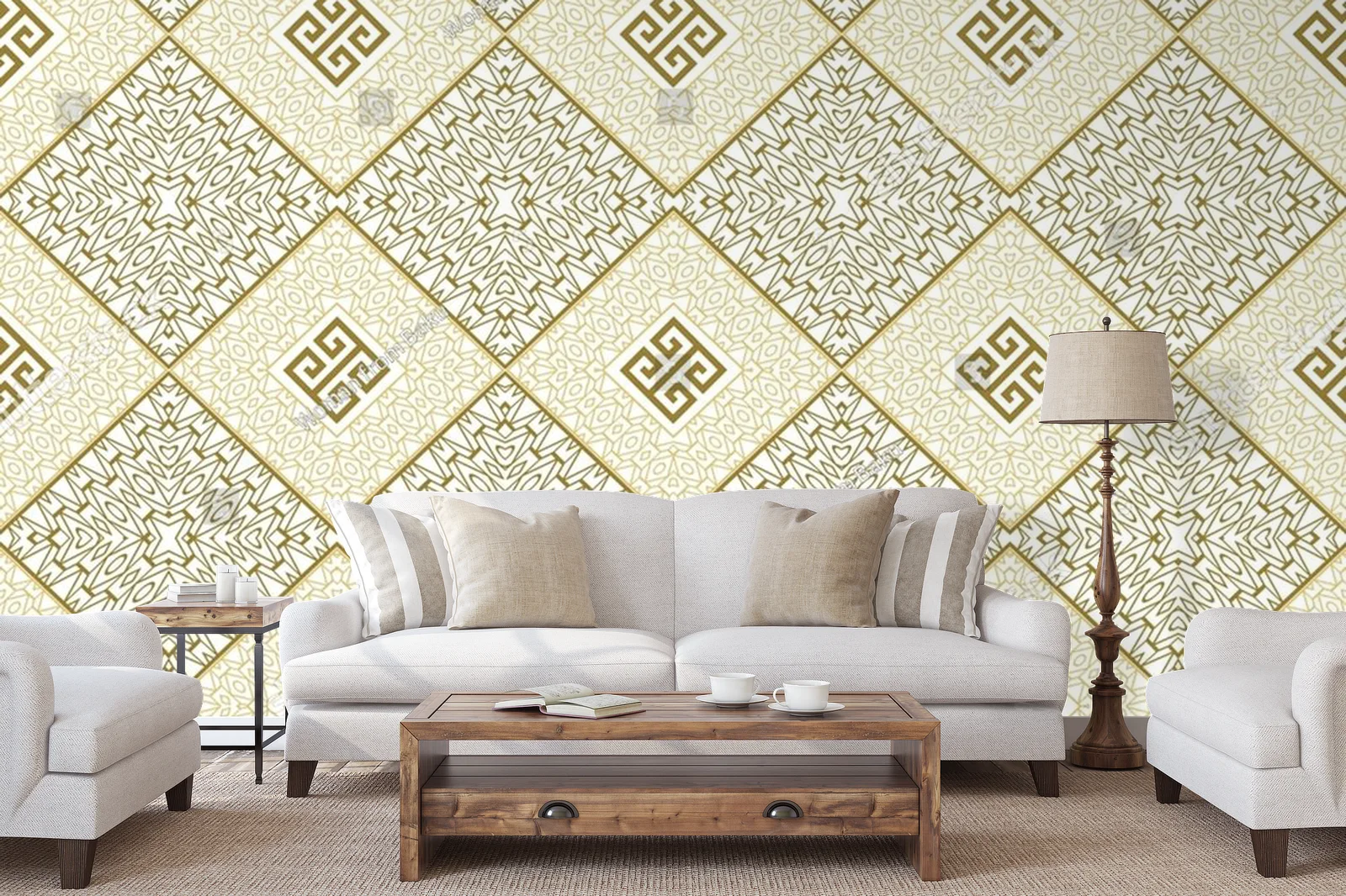 Elegancka geometria w pastelowych barwach