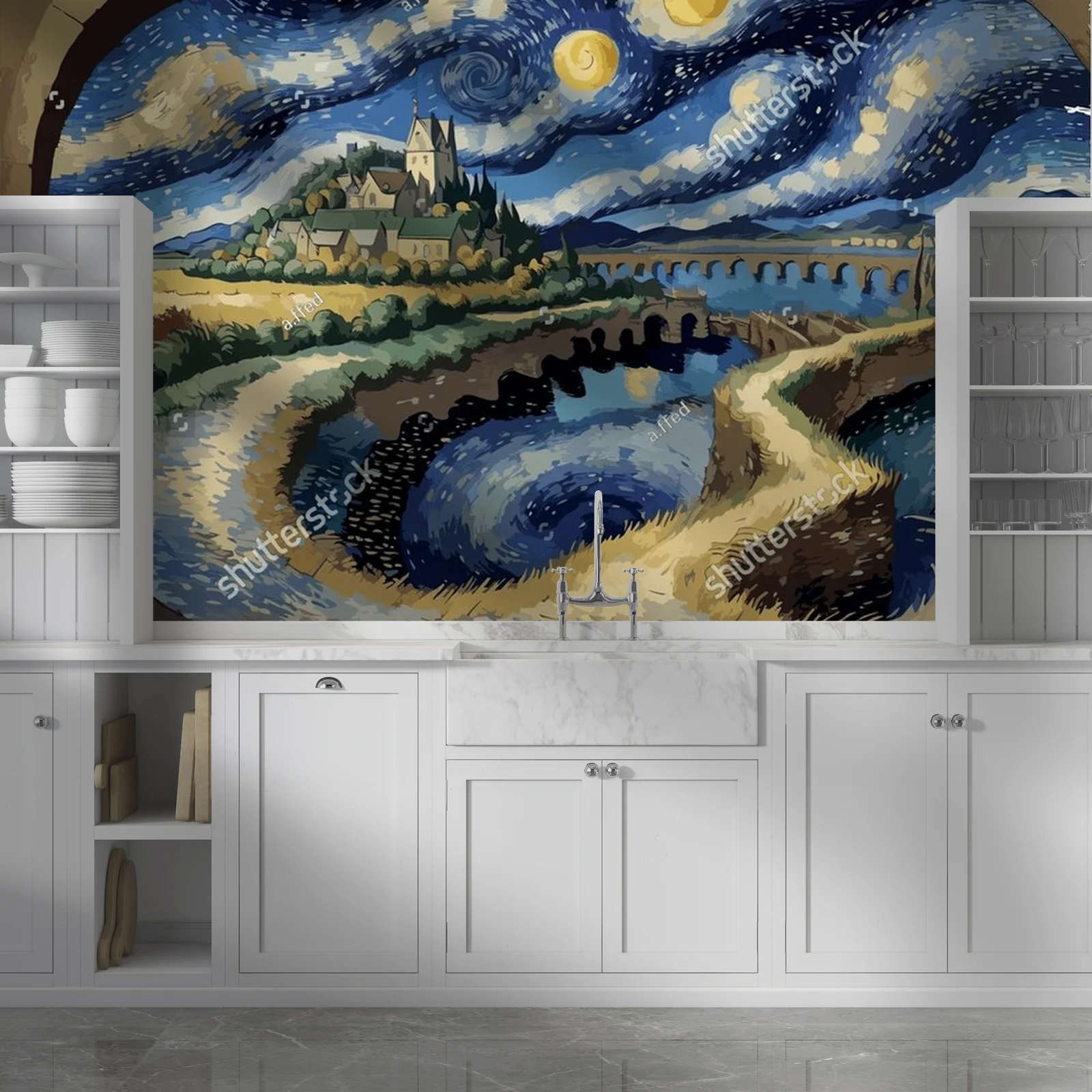 Magia nocnego nieba w stylu Van Gogha