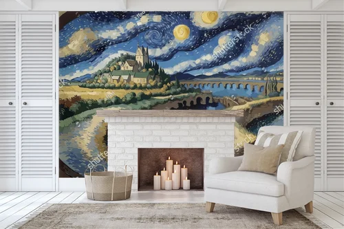 Magia nocnego nieba w stylu Van Gogha