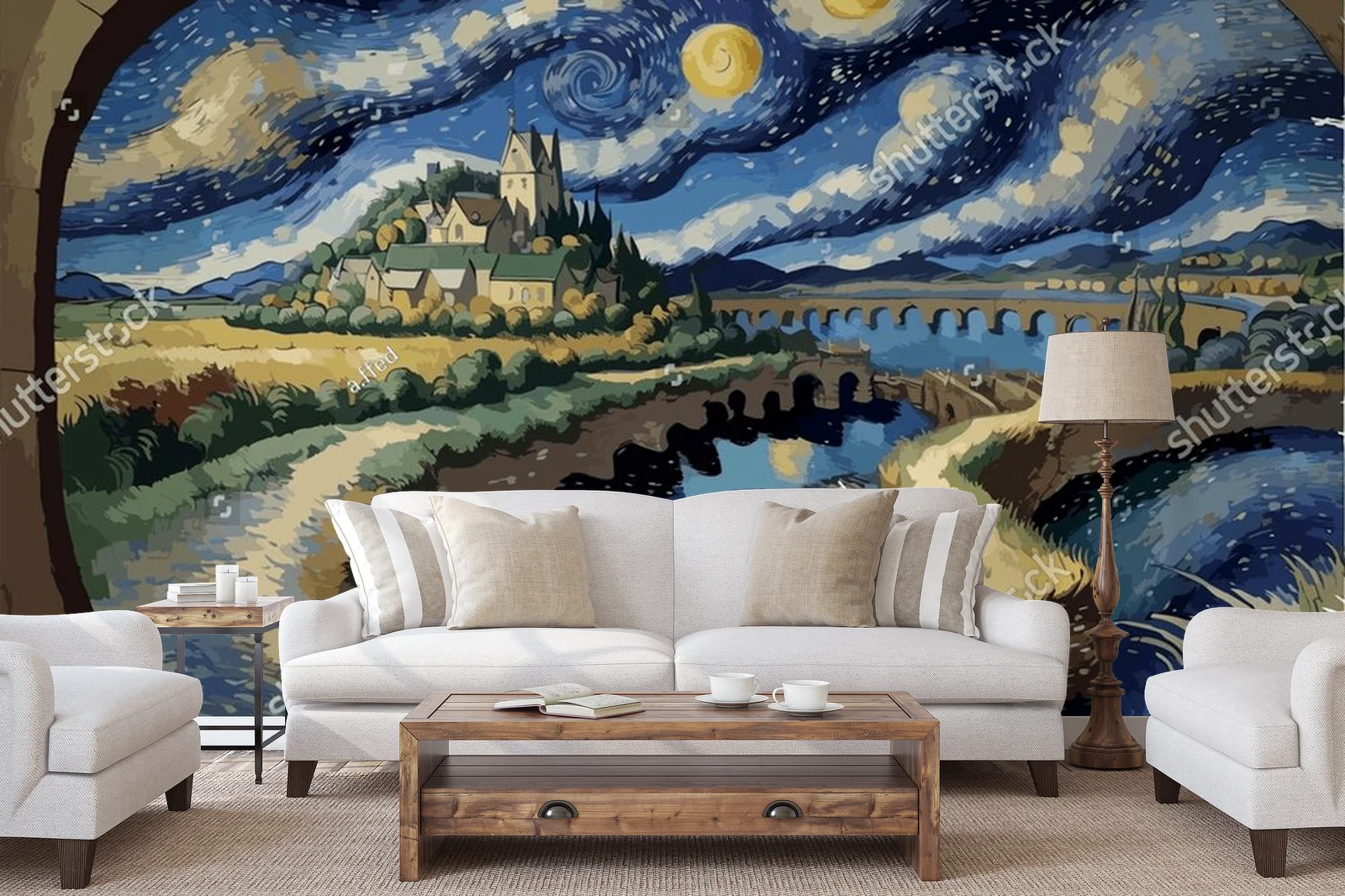 Magia nocnego nieba w stylu Van Gogha