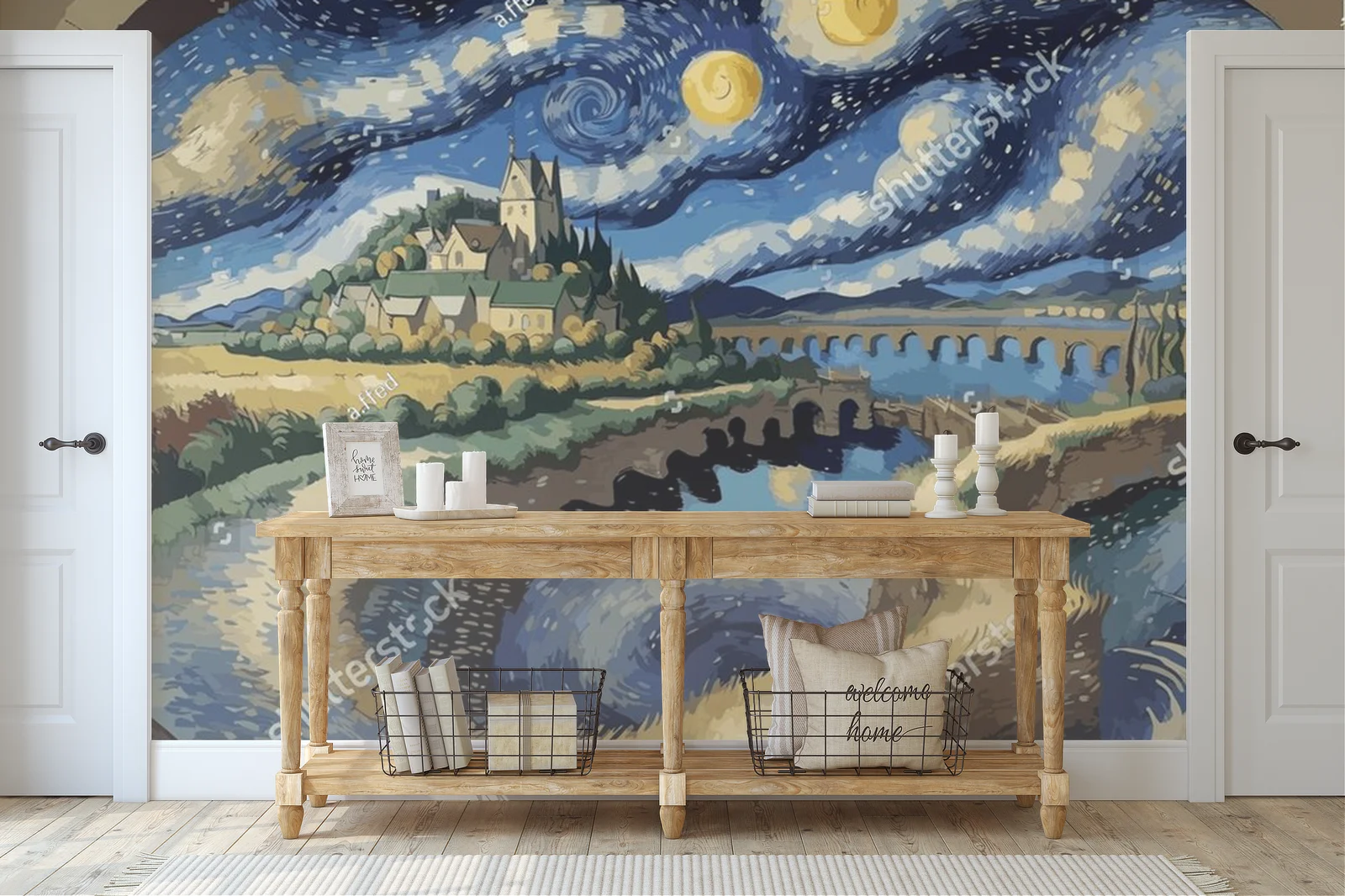 Magia nocnego nieba w stylu Van Gogha