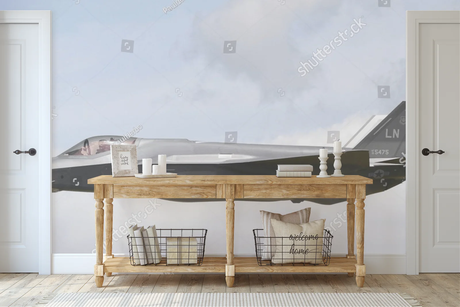 Futurystyczny F-35 w majestatycznym locie