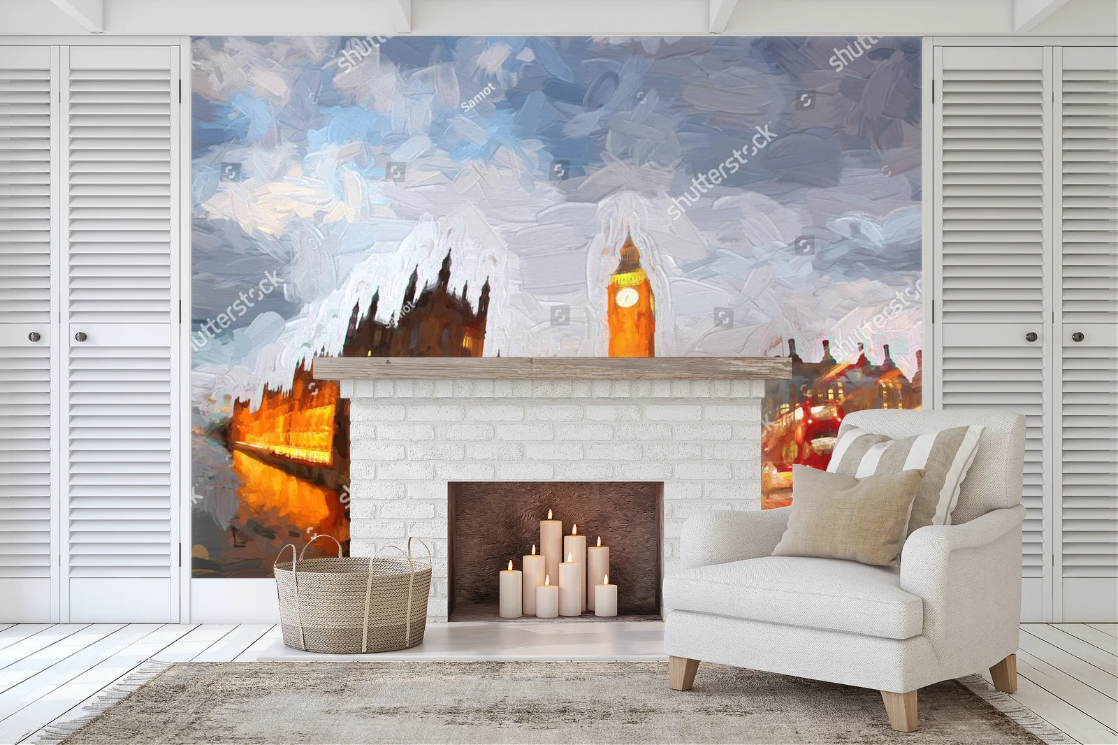 Ikoniczny Big Ben w stonowanych barwach Londynu