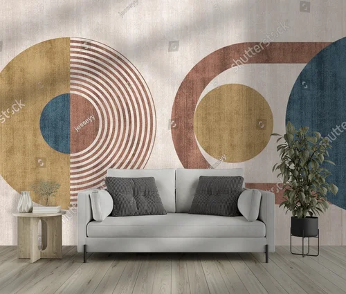 Geometryczne kształty w minimalistycznym stylu
