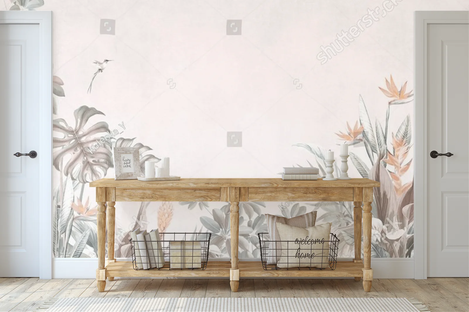 Tropikalna harmonia w pastelowych odcieniach