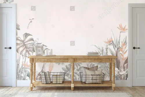 Tropikalna harmonia w pastelowych odcieniach