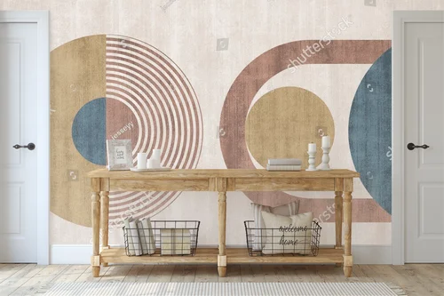Geometryczne kształty w minimalistycznym stylu