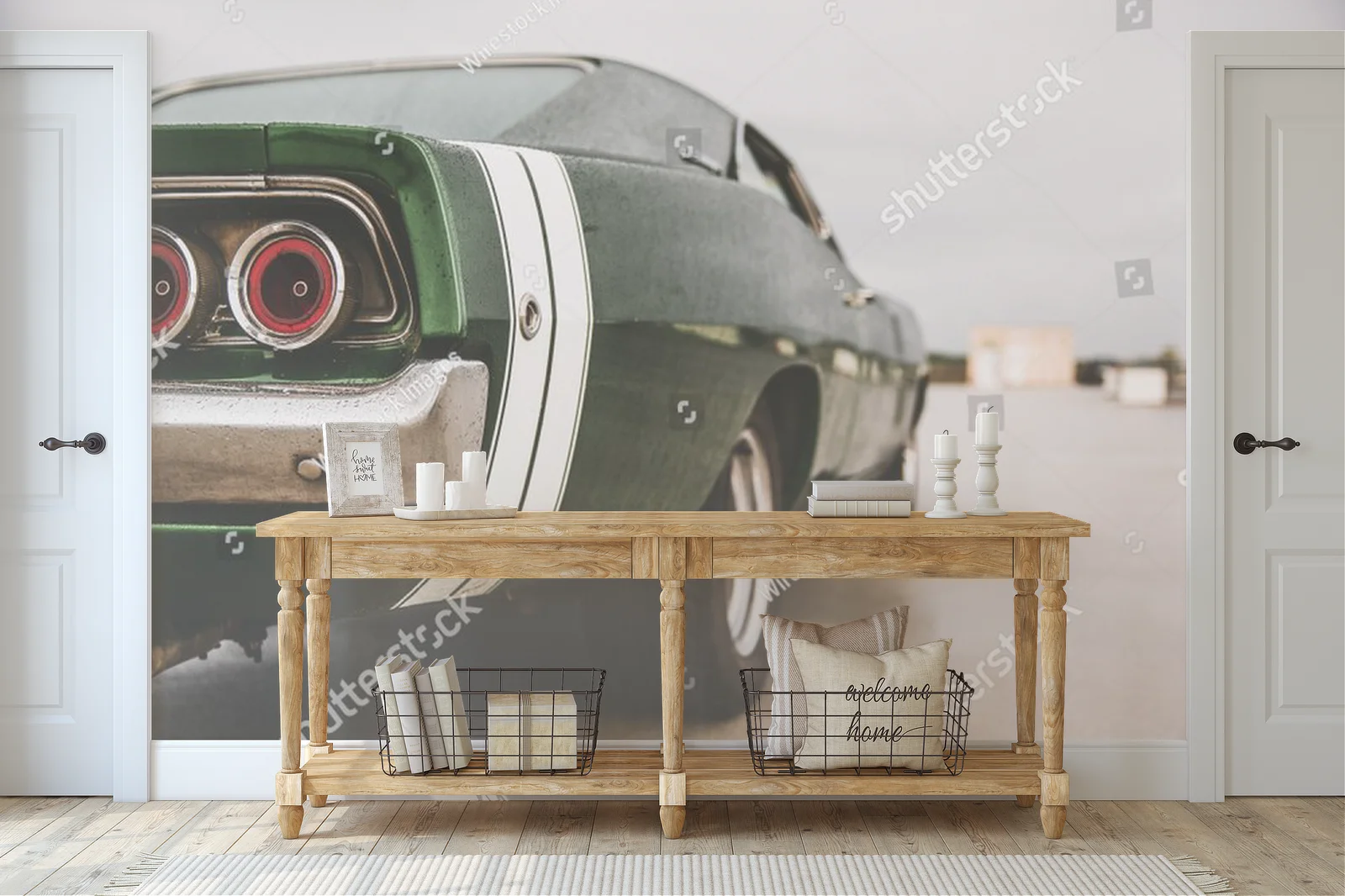 Muscle car w mrocznych odcieniach elegancji