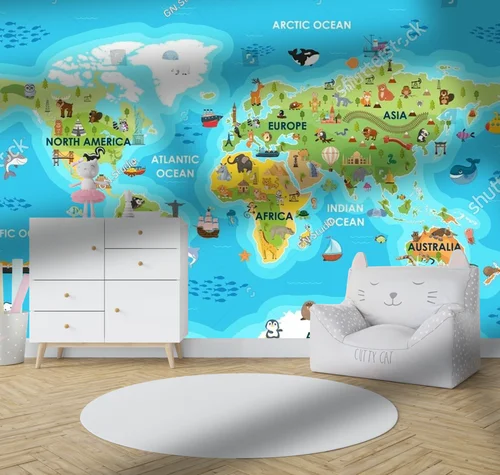 Kolorowy atlas świata pełen przygód dla dzieci