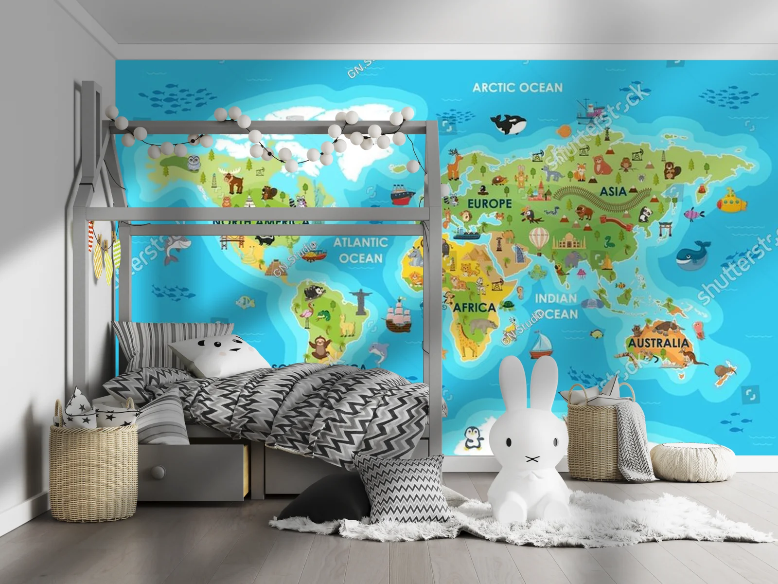 Kolorowy atlas świata pełen przygód dla dzieci
