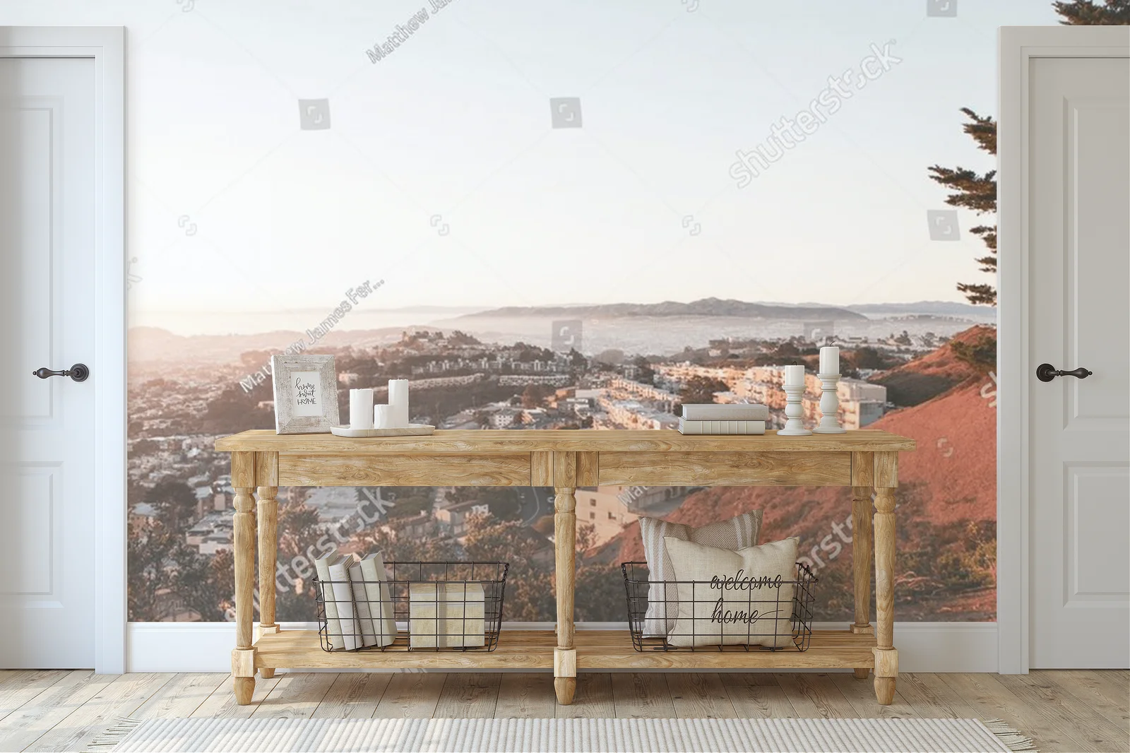 Zachwycająca panorama San Francisco w białych tonach