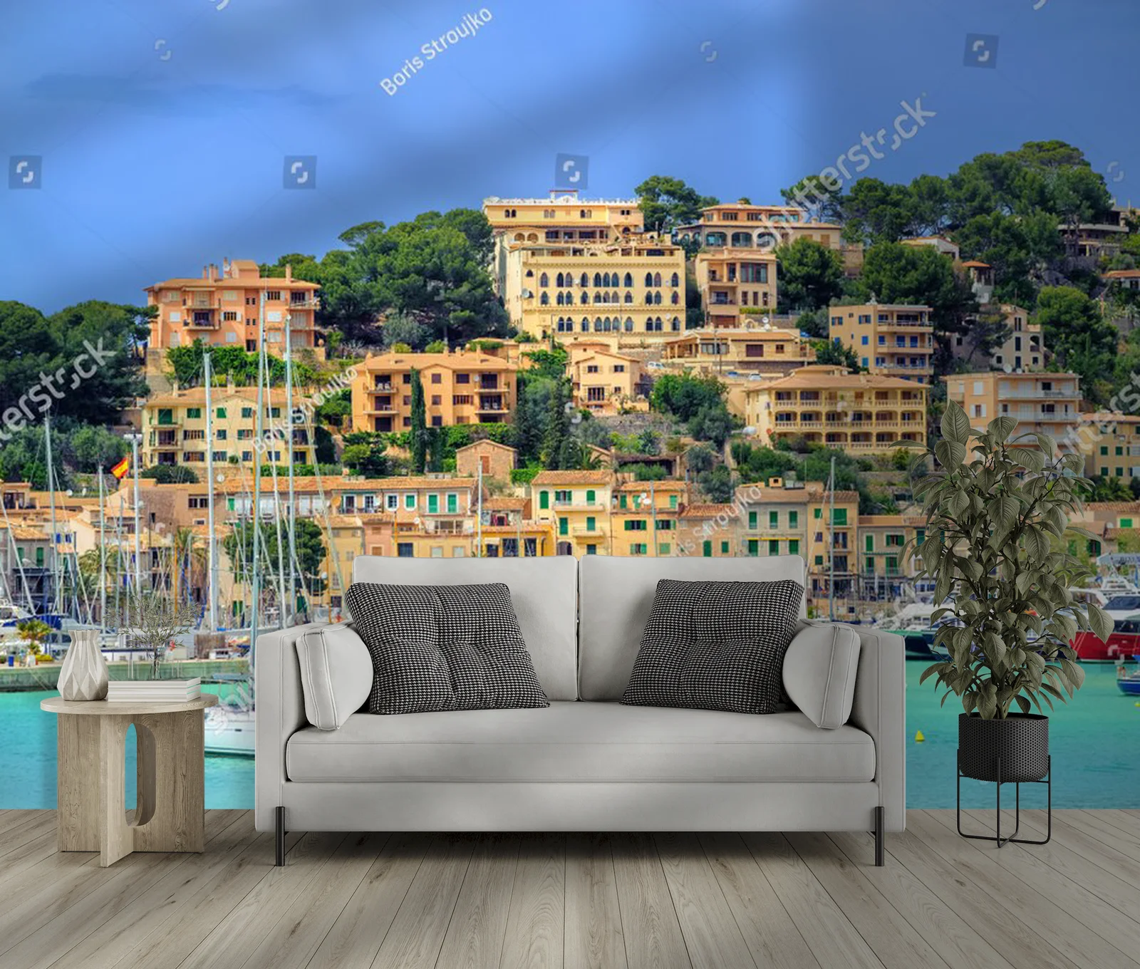Zachwycająca panorama Port de Soller w balearskich błękitach