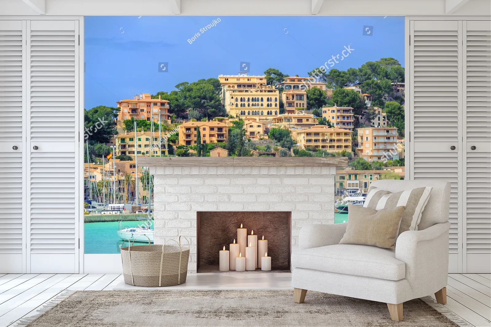 Zachwycająca panorama Port de Soller w balearskich błękitach