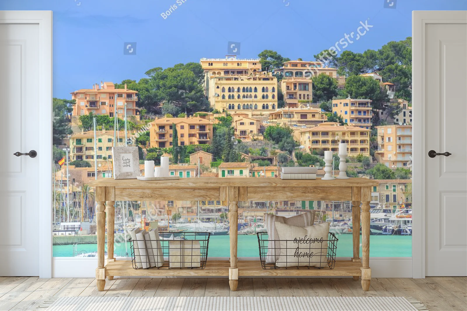 Zachwycająca panorama Port de Soller w balearskich błękitach