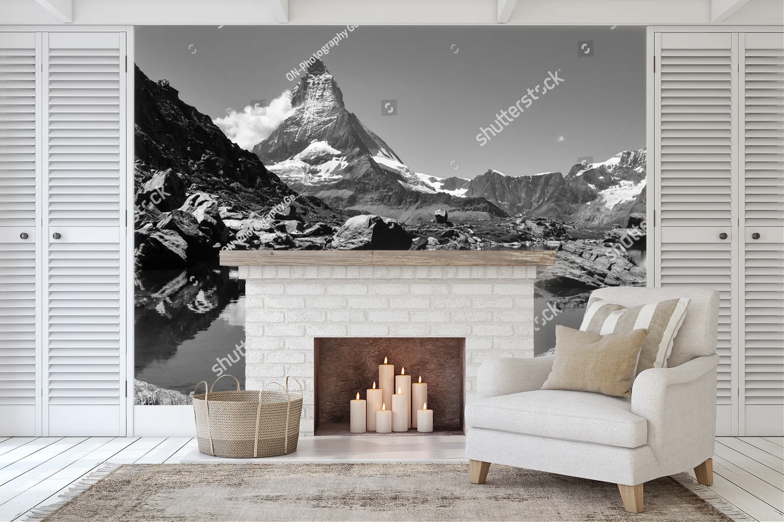 Ikoniczny Matterhorn w magicznej aurze