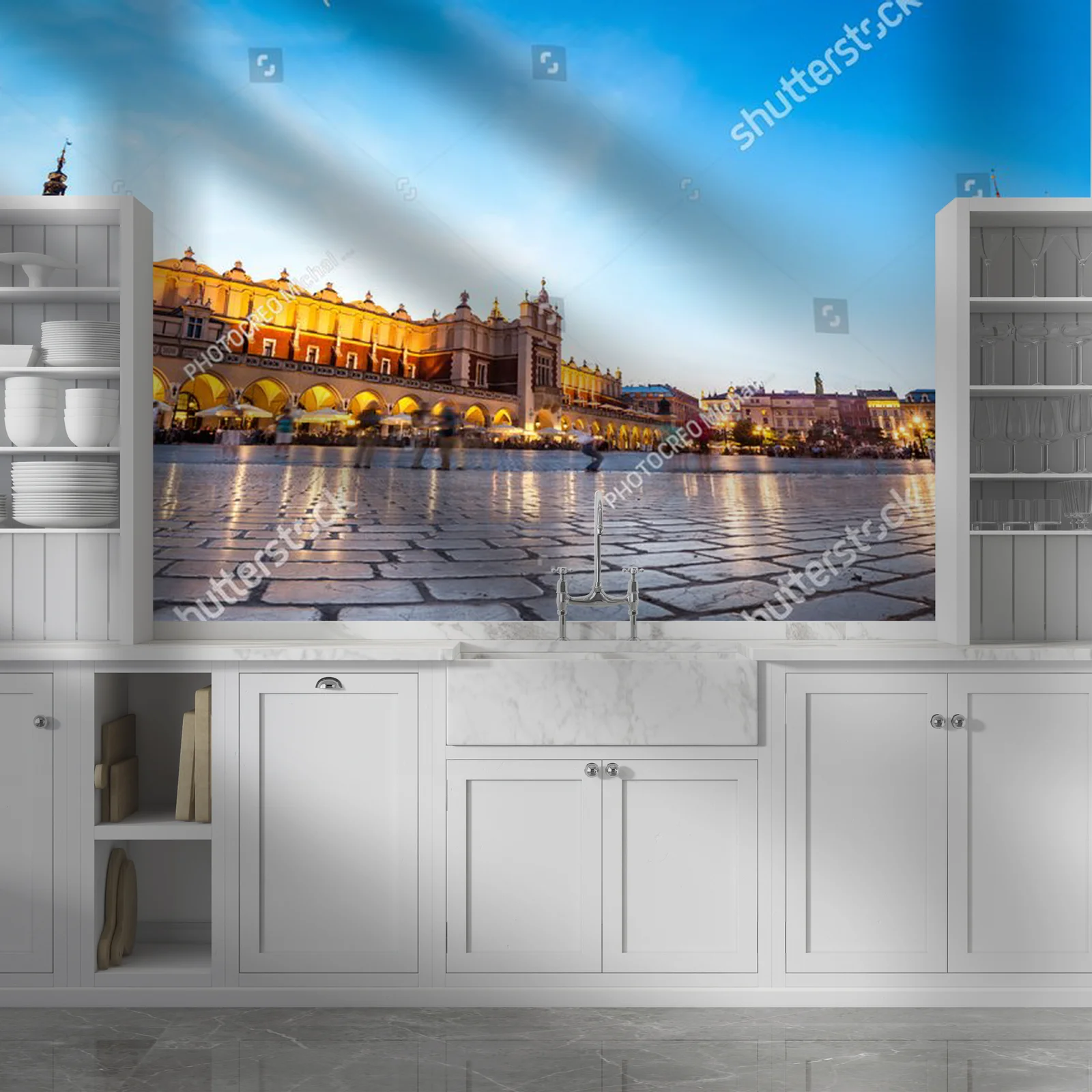 Nostalgiczna panorama krakowskiego rynku