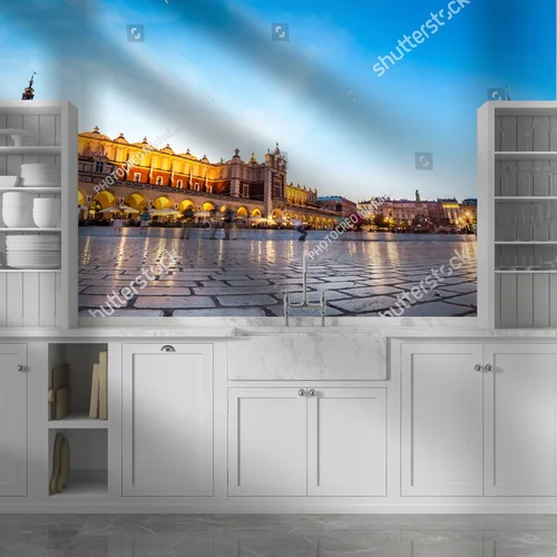 Nostalgiczna panorama krakowskiego rynku