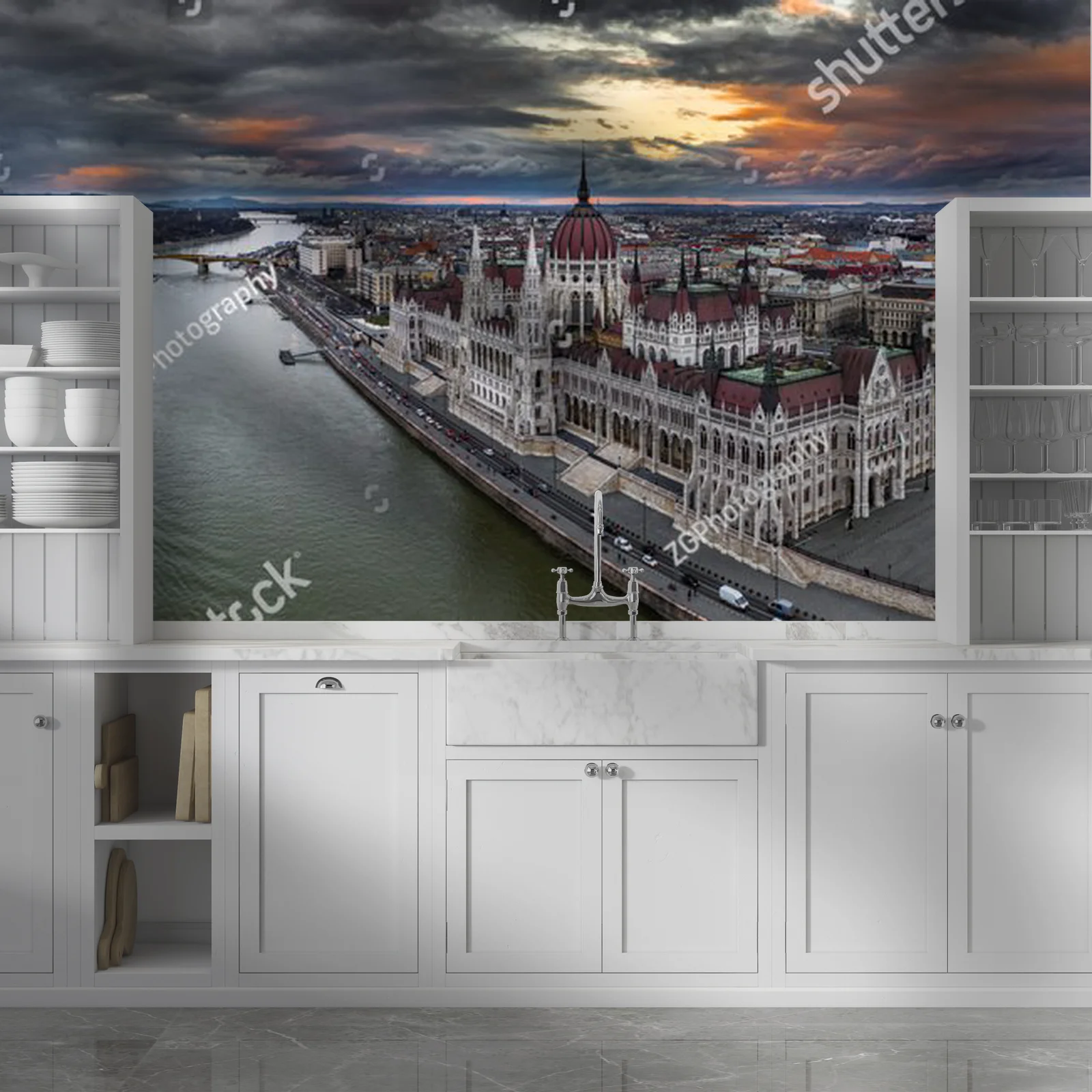 Zachwycająca panorama Budapesztu o zmierzchu