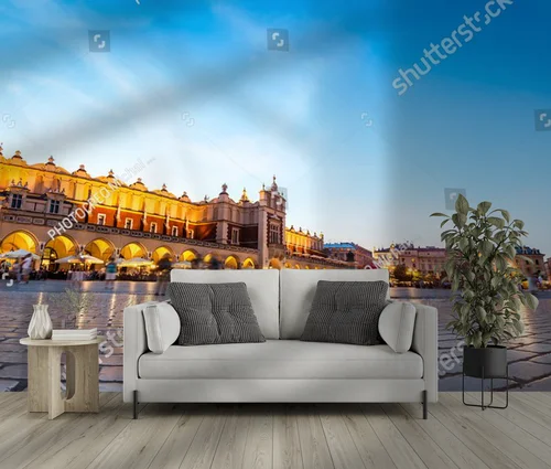 Nostalgiczna panorama krakowskiego rynku