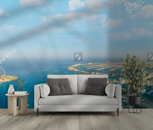 Panoramiczny widok Dubaju i jego luksusowych skarbów