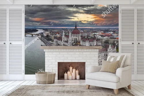 Zachwycająca panorama Budapesztu o zmierzchu