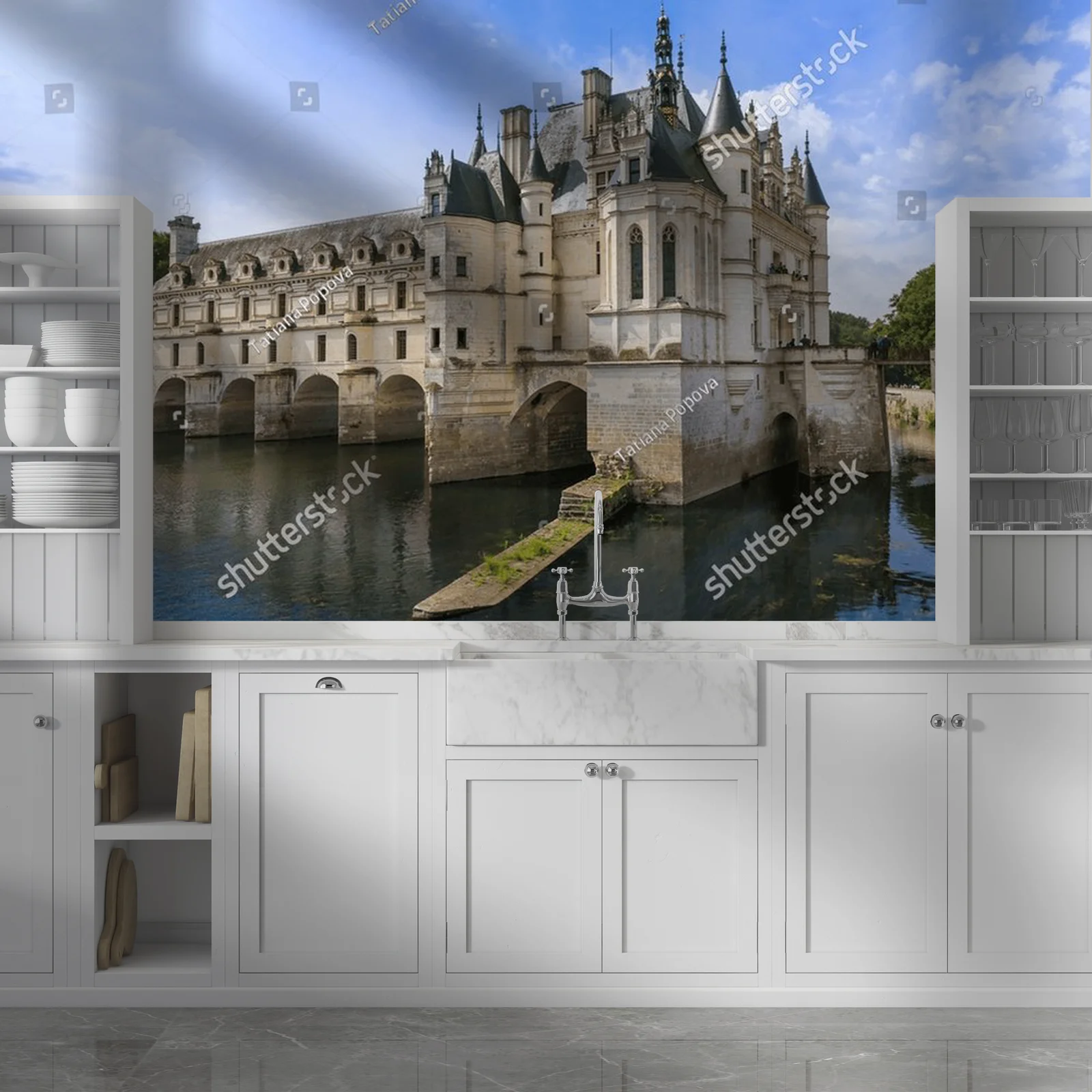 Zamek Chenonceau w złotych barwach Doliny Loary