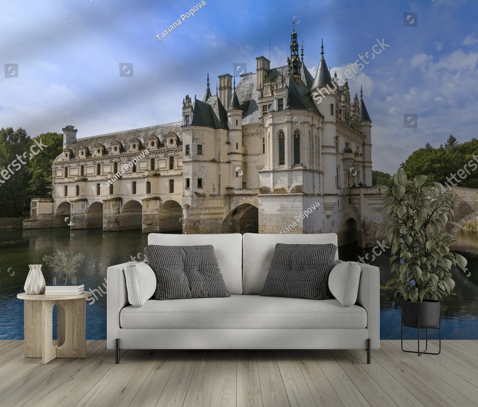 Zamek Chenonceau w złotych barwach Doliny Loary