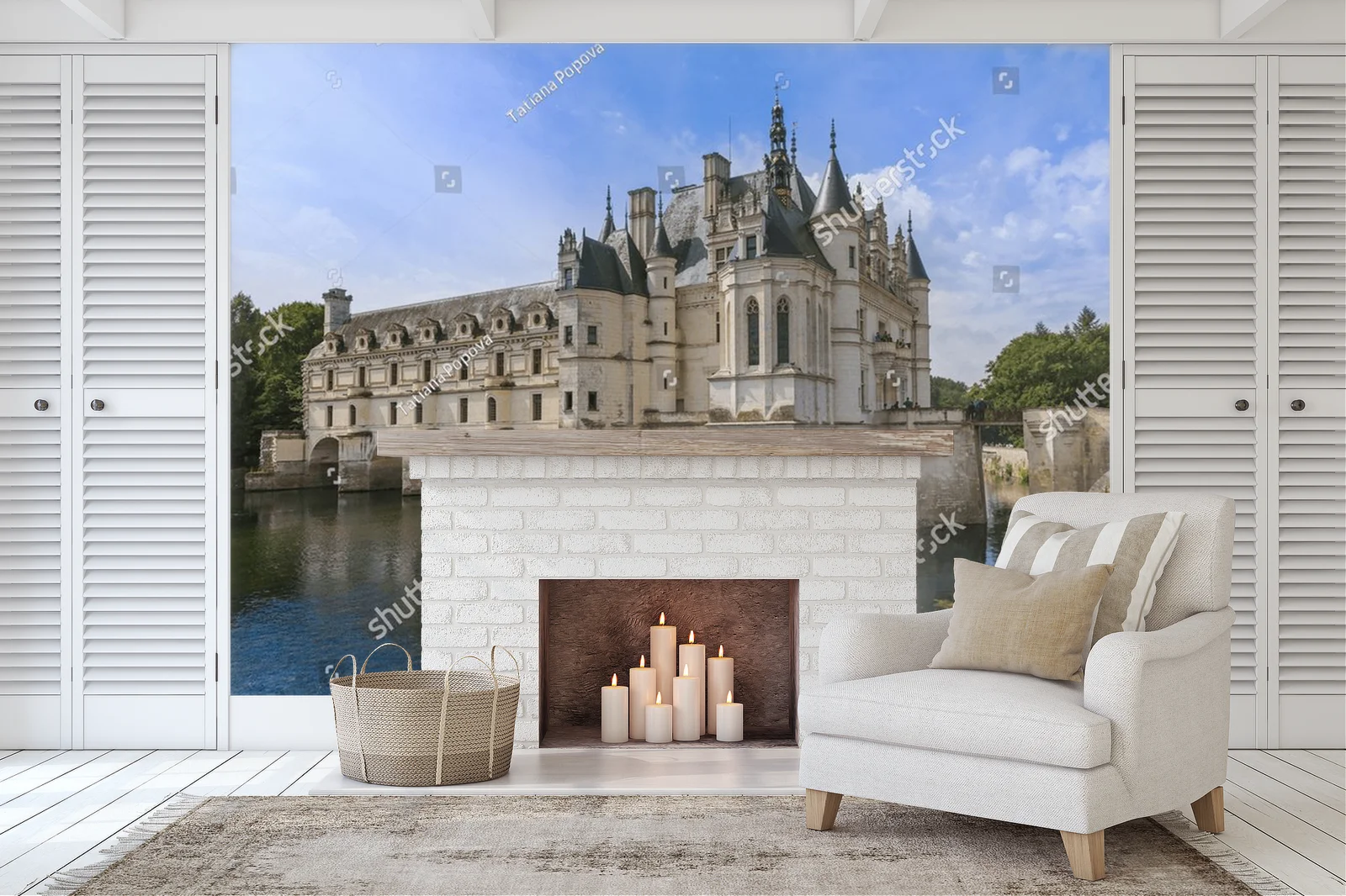 Zamek Chenonceau w złotych barwach Doliny Loary
