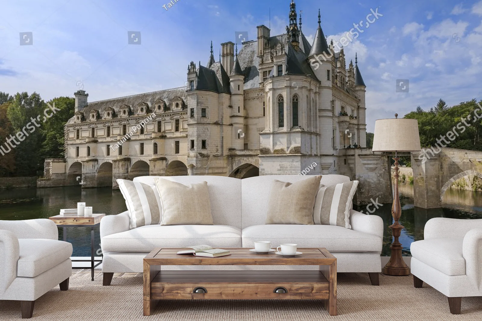 Zamek Chenonceau w złotych barwach Doliny Loary