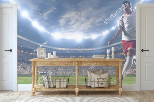 Dynamiczne emocje na piłkarskim stadionie