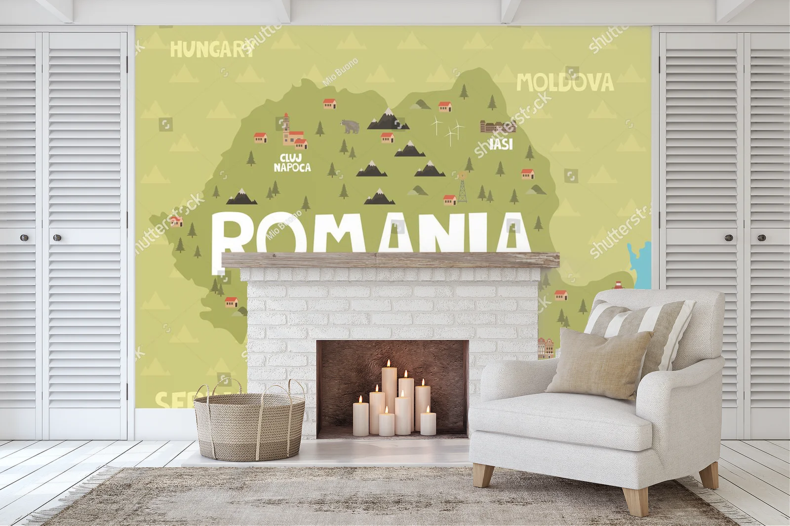Plastyczna mapa Rumunii pełna tajemnic