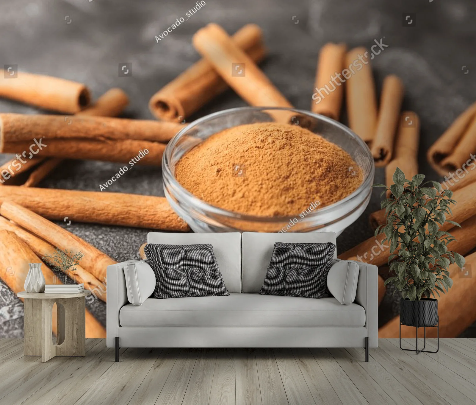 Kuszące aromaty cynamonu na rustykalnym tle