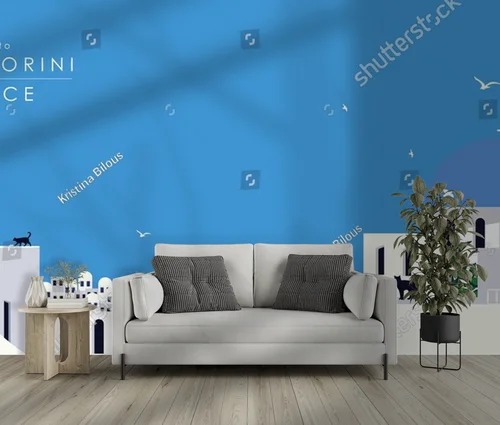Urok Santorini w kolorowych odcieniach