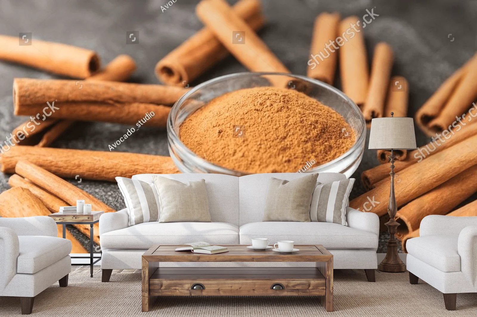 Kuszące aromaty cynamonu na rustykalnym tle