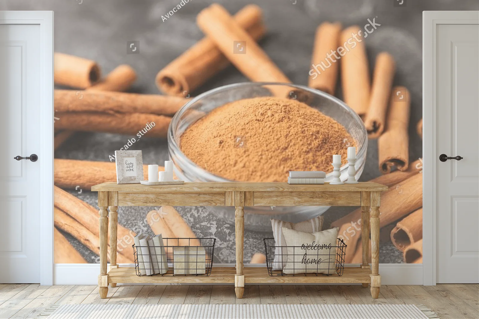 Kuszące aromaty cynamonu na rustykalnym tle