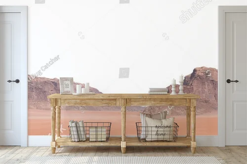 Czarujący krajobraz pustyni Wadi Rum w Jordanii